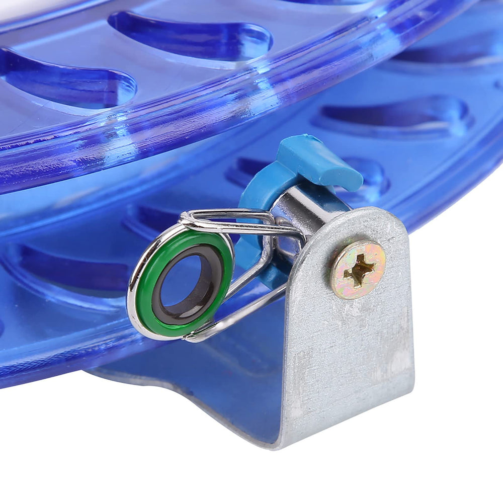 Blue equlup hand wire tool with dimensions 22 cm diameter x 4 cm height