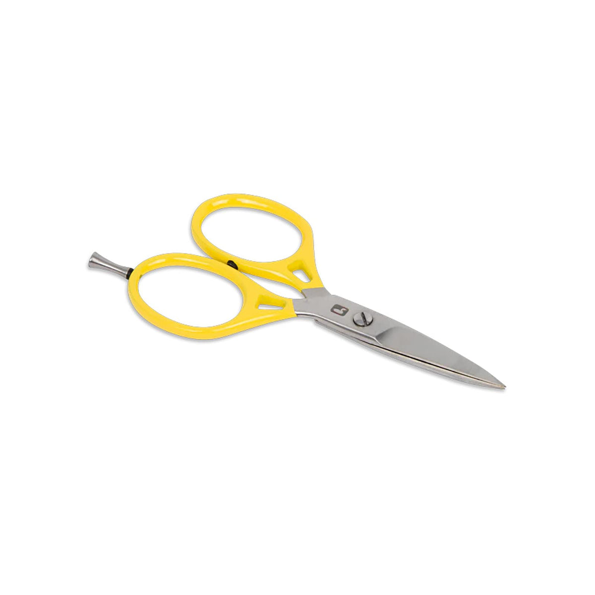 Ergo Prime Scissors 5 inch yellow handles, ergonomic design, hand-honed in the USA