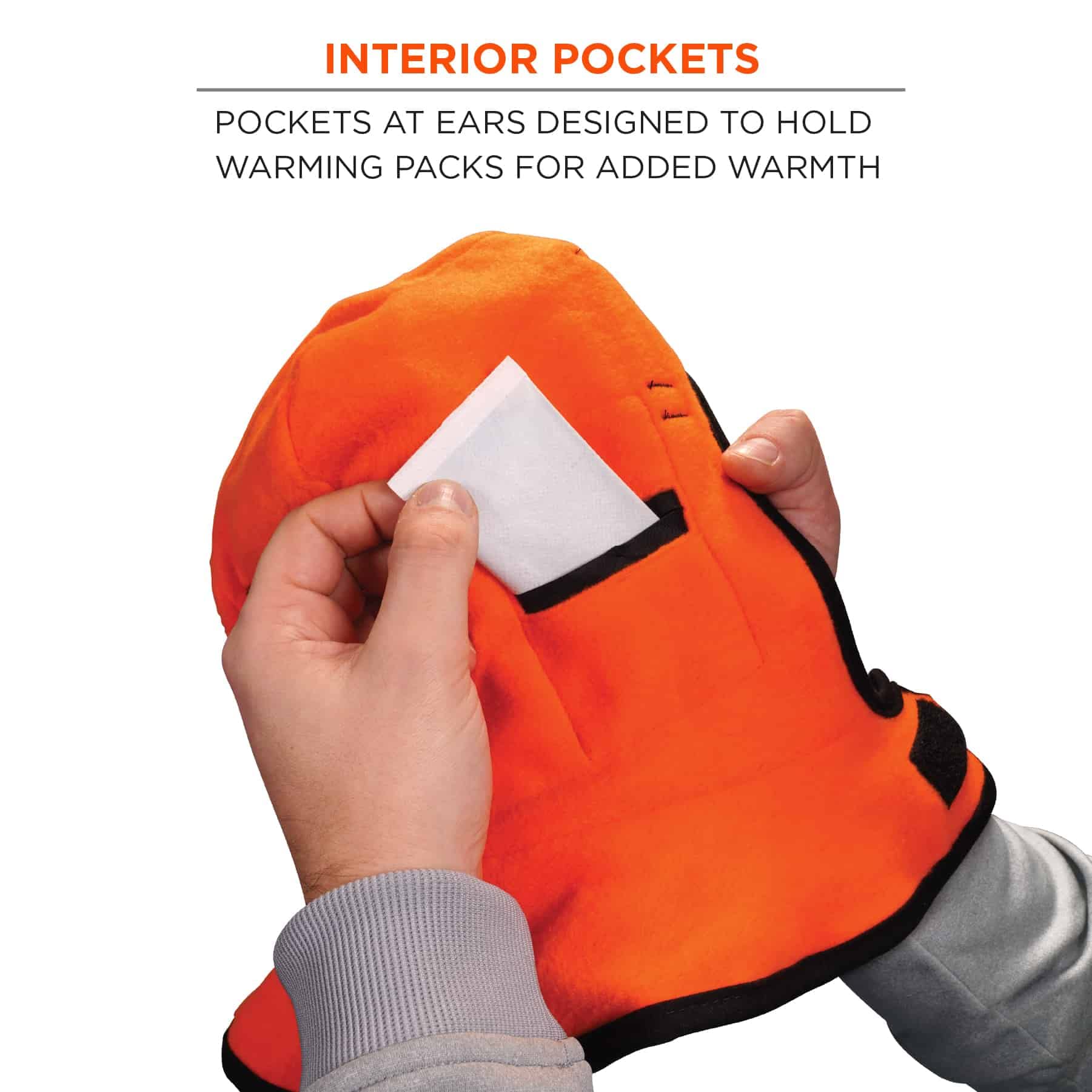 Ergodyne 6852 poly fleece lining delivers soft warmth against the skin.