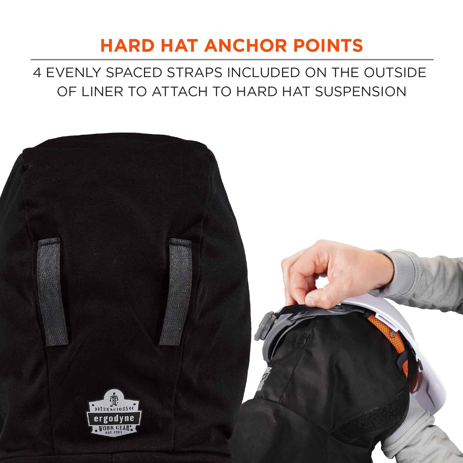 Shoulder-length design offers extra protection against cold winds.