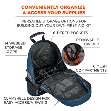 Padded shoulder straps on the Arsenal 5243 for comfortable carrying