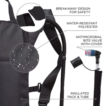 Ergodyne Chill-Its 5155 breakaway shoulder straps prevent snagging on equipment.