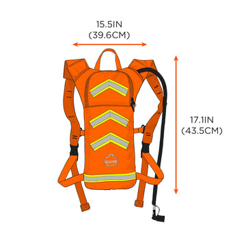 Ergodyne Chill-Its 5155HV breakaway shoulder straps enhance safety