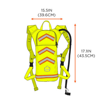 Ergodyne Chill-Its 5155HV Microban bite valve prevents contamination.
