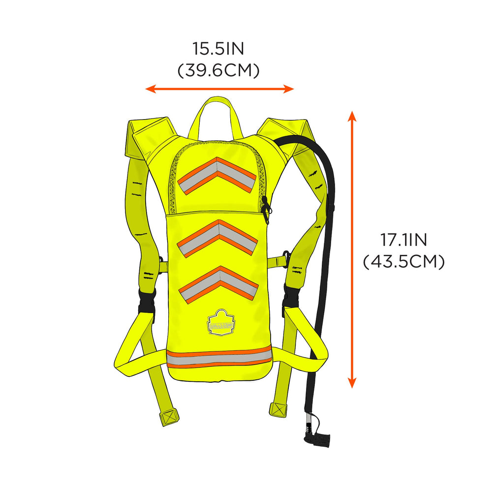 Ergodyne Chill-Its 5155HV Microban bite valve prevents contamination.