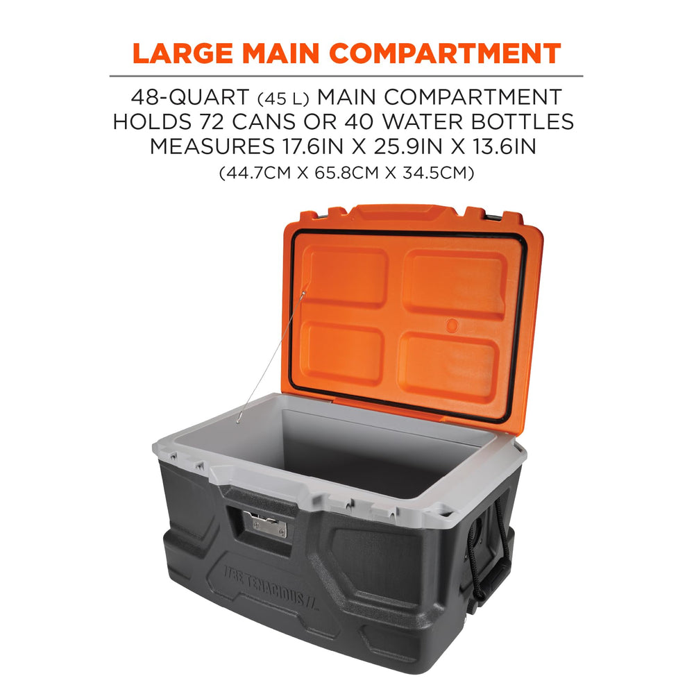 Ergodyne Chill-Its 5171 cooling foam insulation preserves cold drinks for long shifts.
