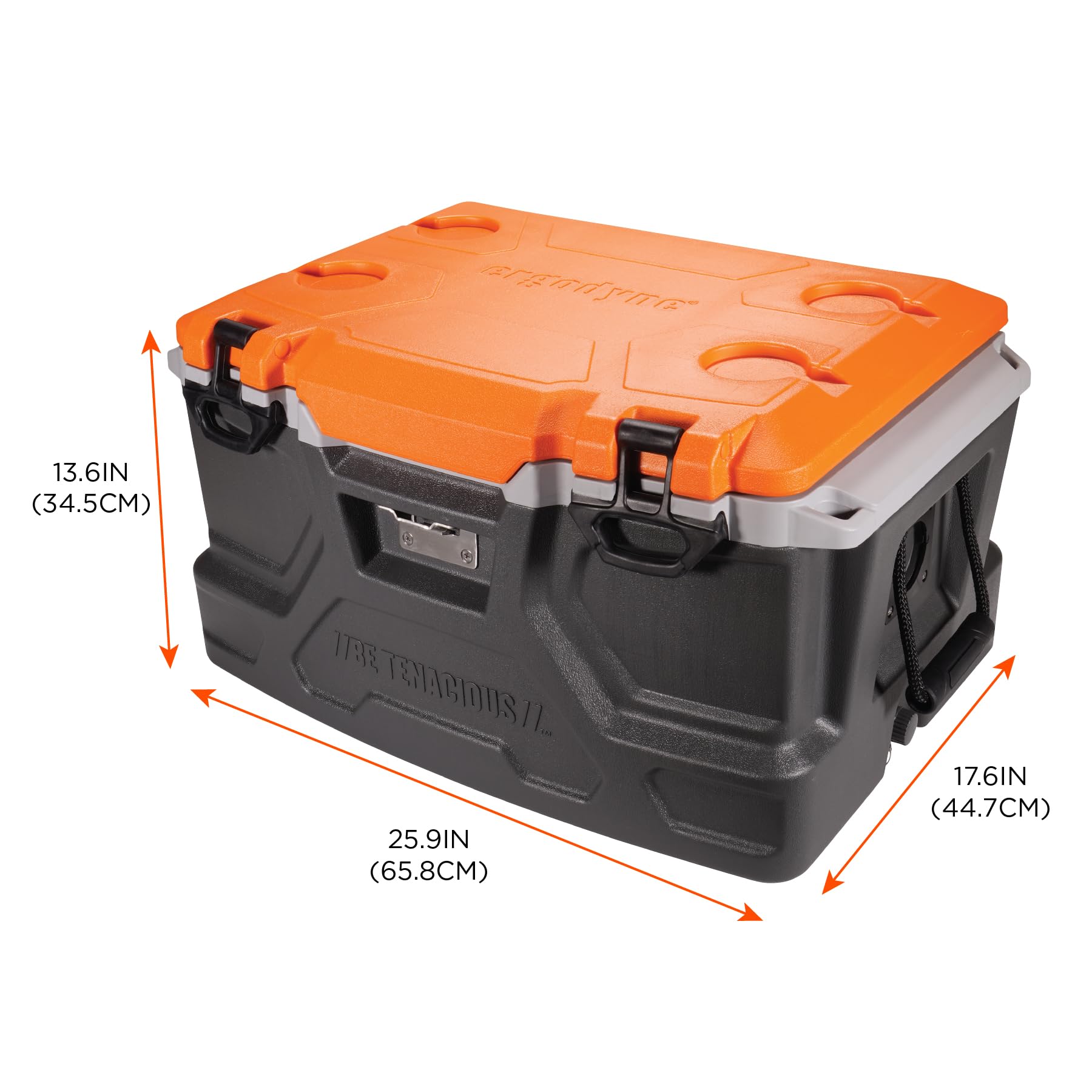 Ergodyne Chill-Its 5171 seat-capable design offers a sturdy resting area.