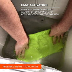 Ergodyne Chill-Its 6602 towel uses evaporative technology for longer cooling