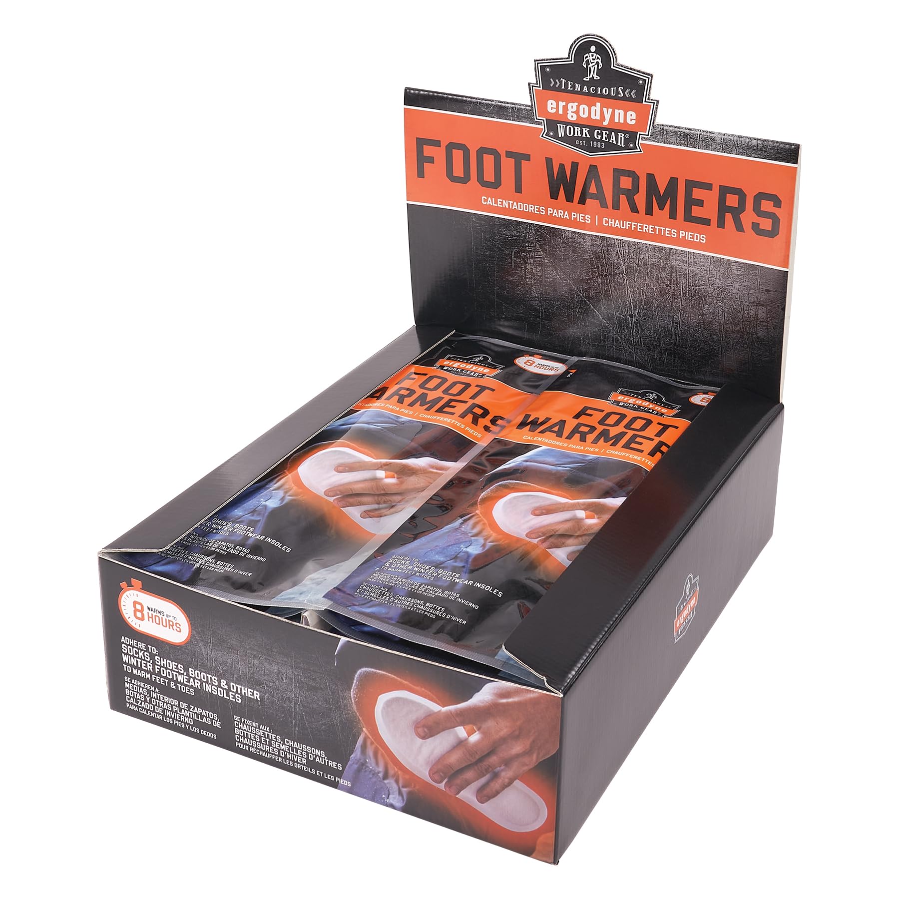 Heat activation starts after opening the pack