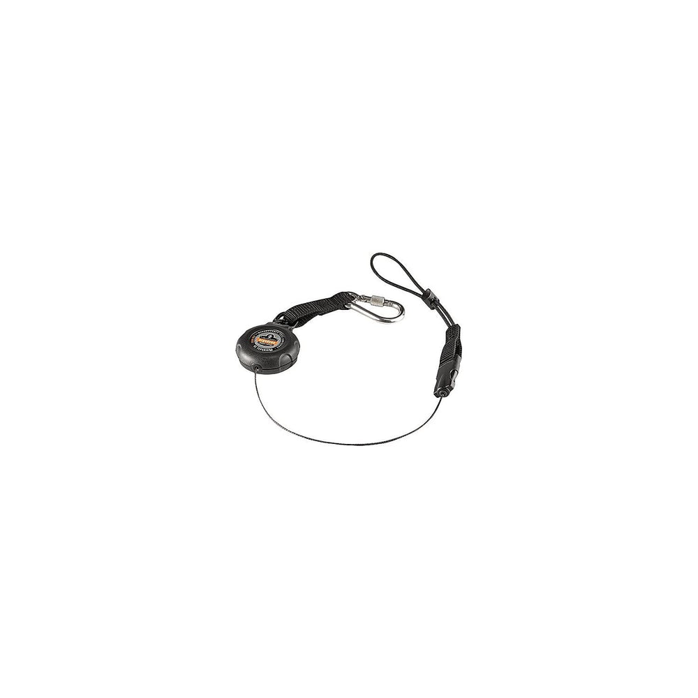 Ergodyne Squids 3001 retractable tool lanyard with carabiner mount, suitable for tools up to 2 lb.
