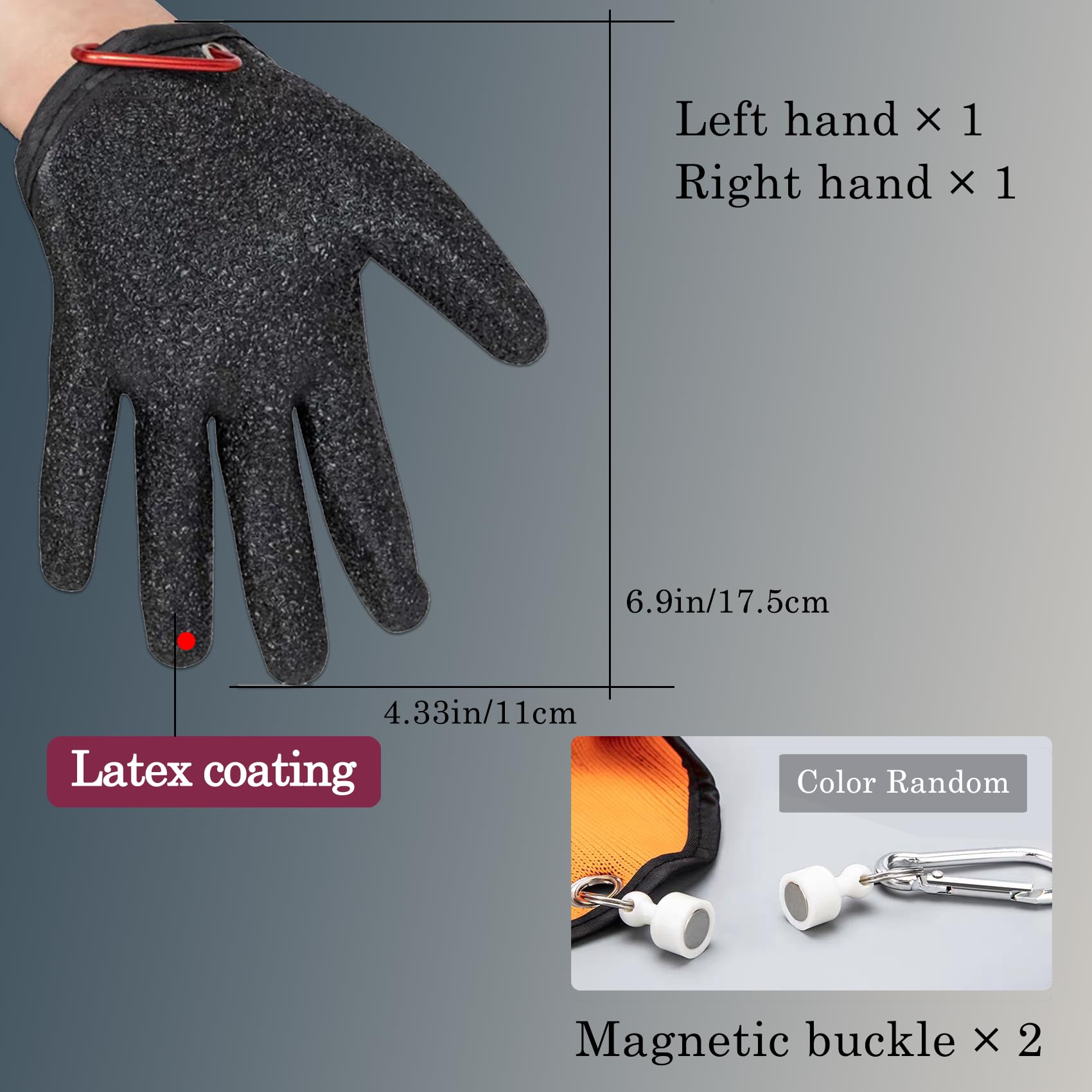 Ergonomic anti-slip gloves suitable for outdoor fishing and hunting.