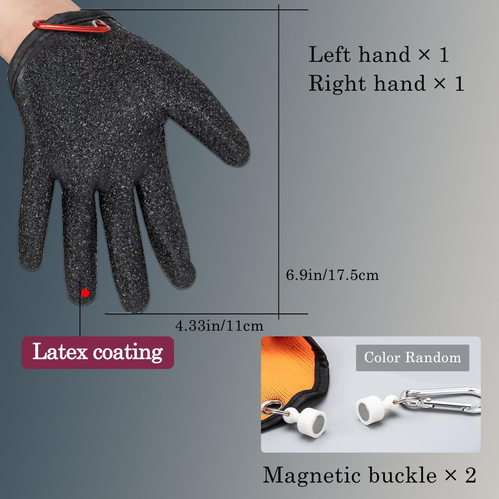 Ergonomic anti-slip gloves suitable for outdoor fishing and hunting.