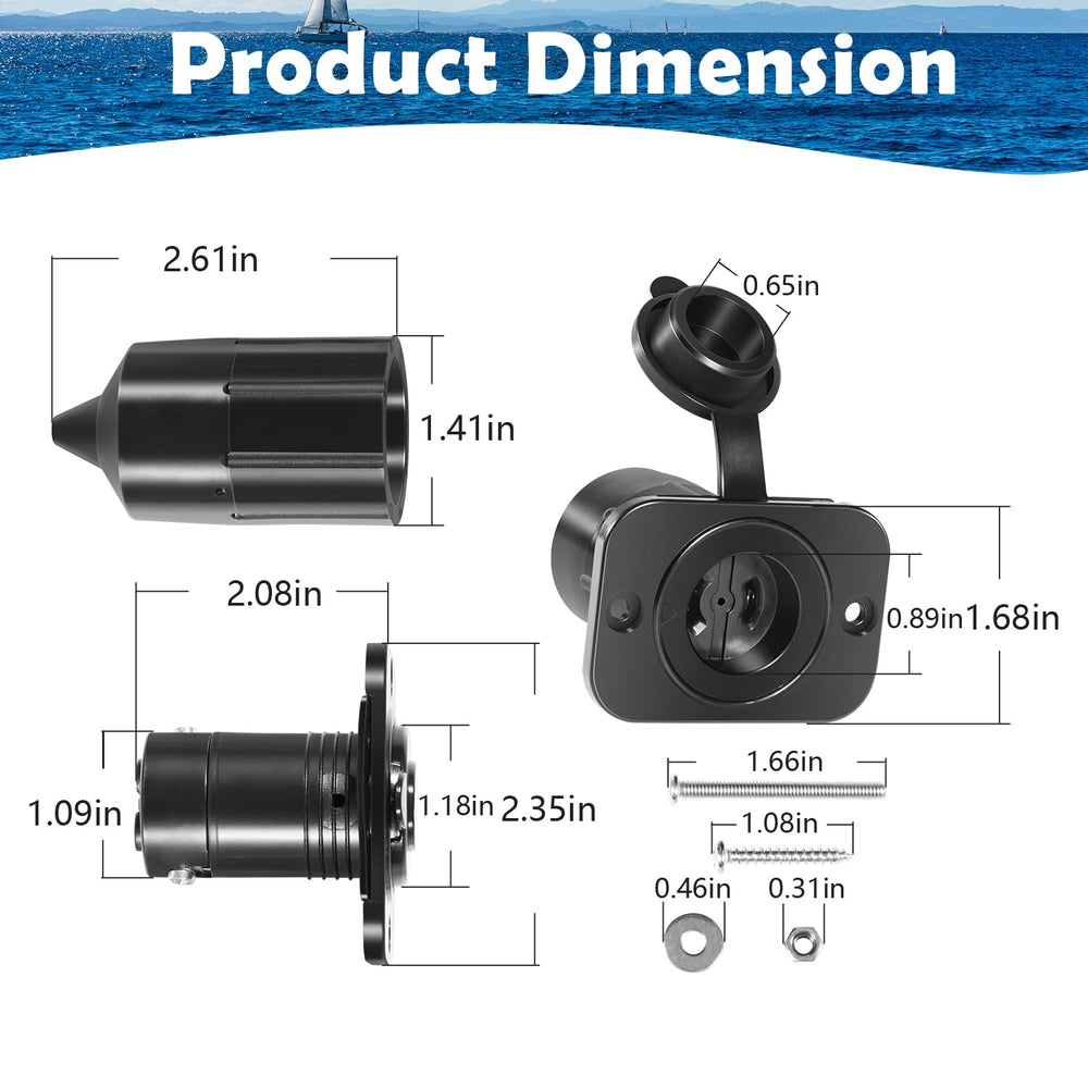 Ergonomic soft-grip plug design for wet or gloved hands