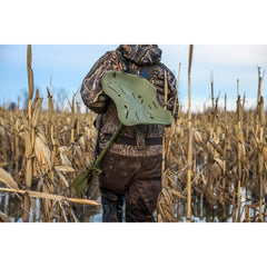 Ergo Marsh Seat demonstrating ergonomic design for waterfowl hunting