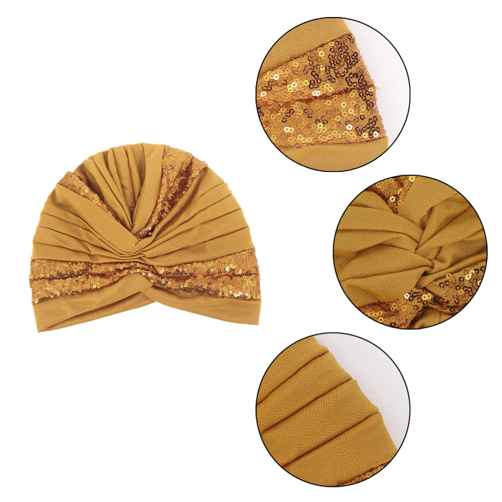 Erinaco Sequain Turban packaged as a gift-ready wrap hat
