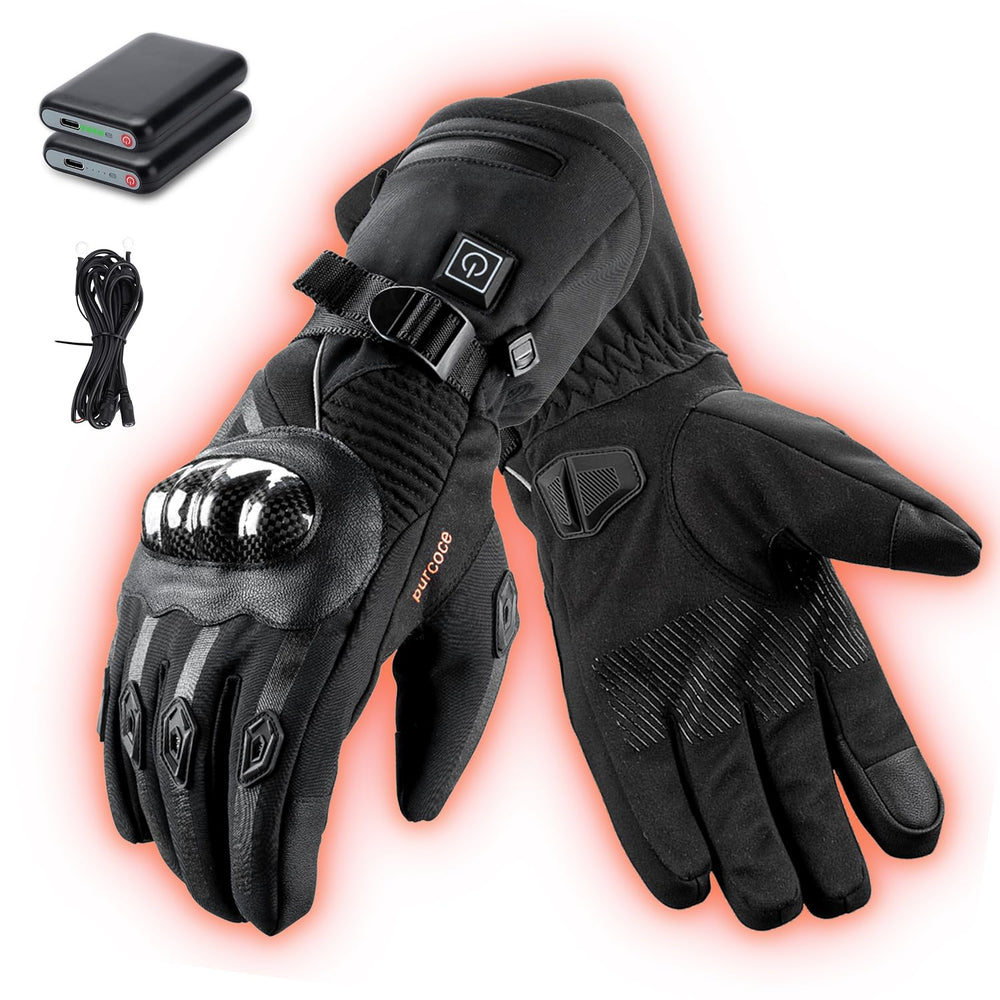 ERKEQN heated gloves show wide heating area for rapid warmth