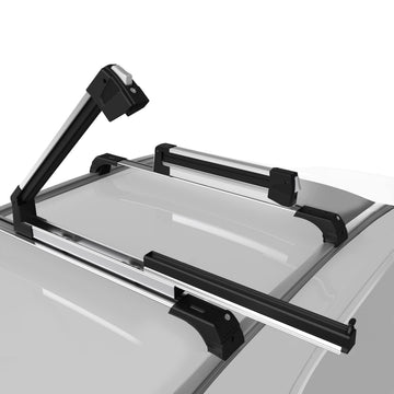 ERKUL ski rack on car roof for secure cross-bar mounting