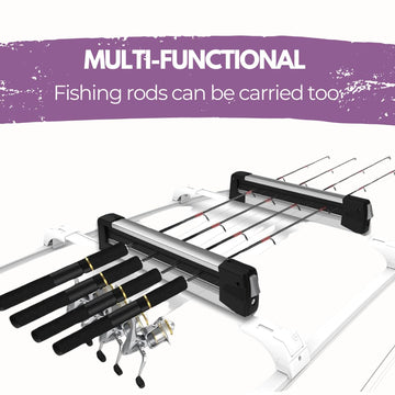 ERKUL ski rack fits most cross bars on the market