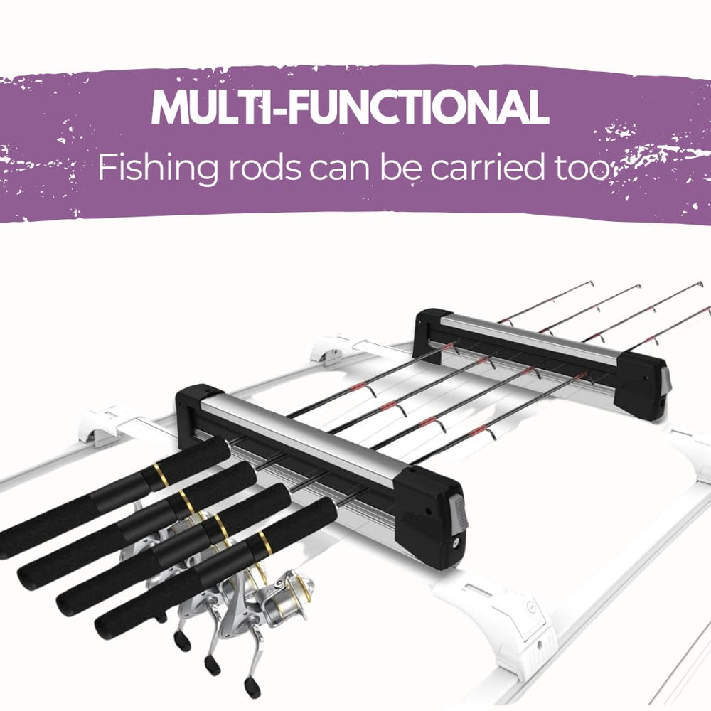 ERKUL ski rack fits most cross bars on the market