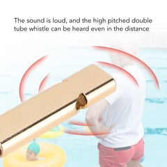 ERYUE Whistle with keychain attachment for quick access on backpacks.