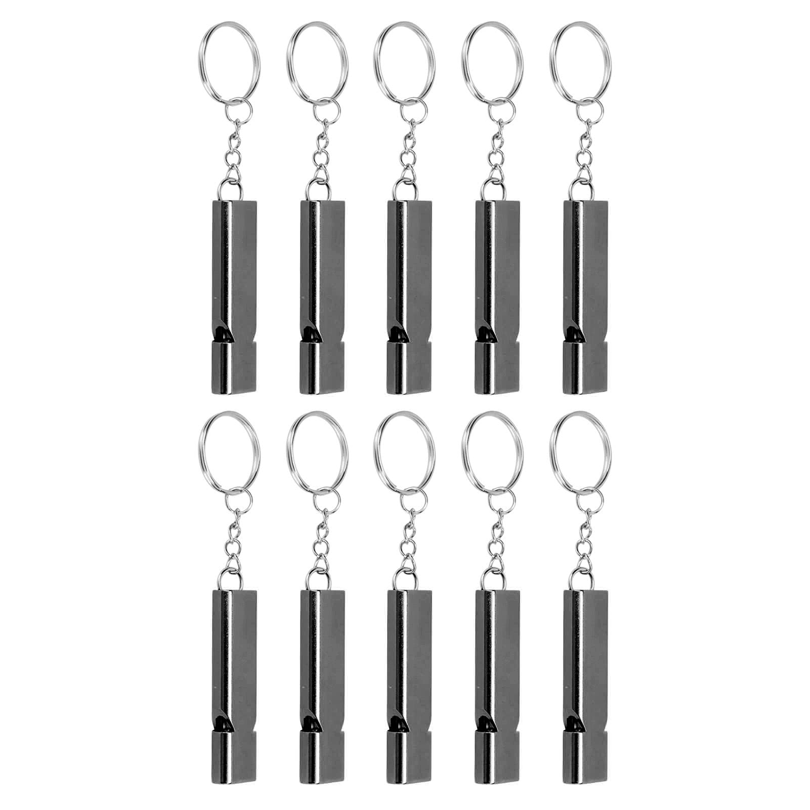 ERYUE emergency whistle on-bag strap demonstrates easy access during hikes.