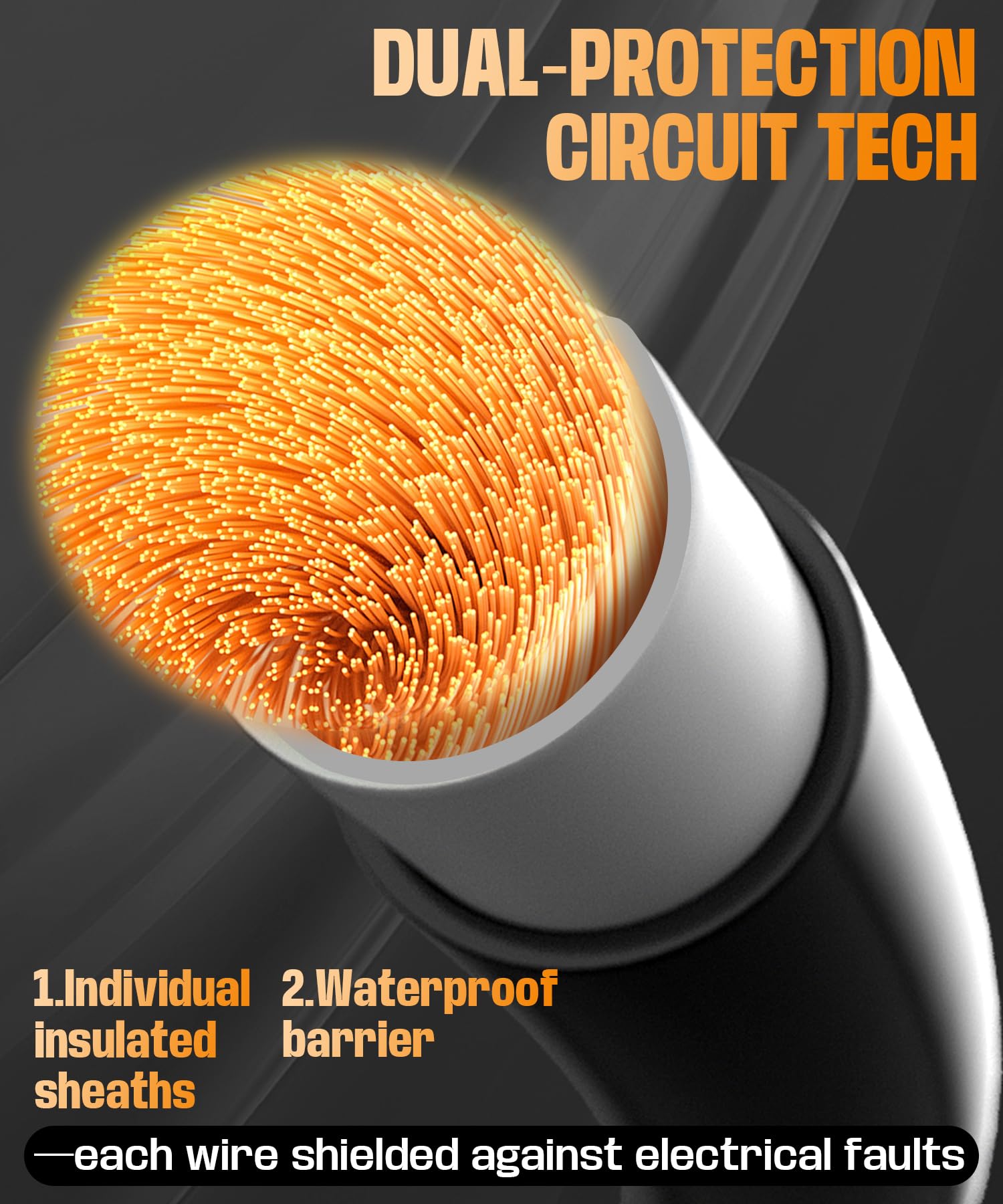 ES Tech heated gloves spandex-fleece material delivers skin-friendly warmth and comfort.