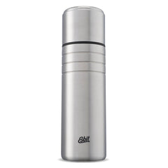 Esbit Majoris vacuum flask in black 1 L keeps beverages hot or cold on long trips.