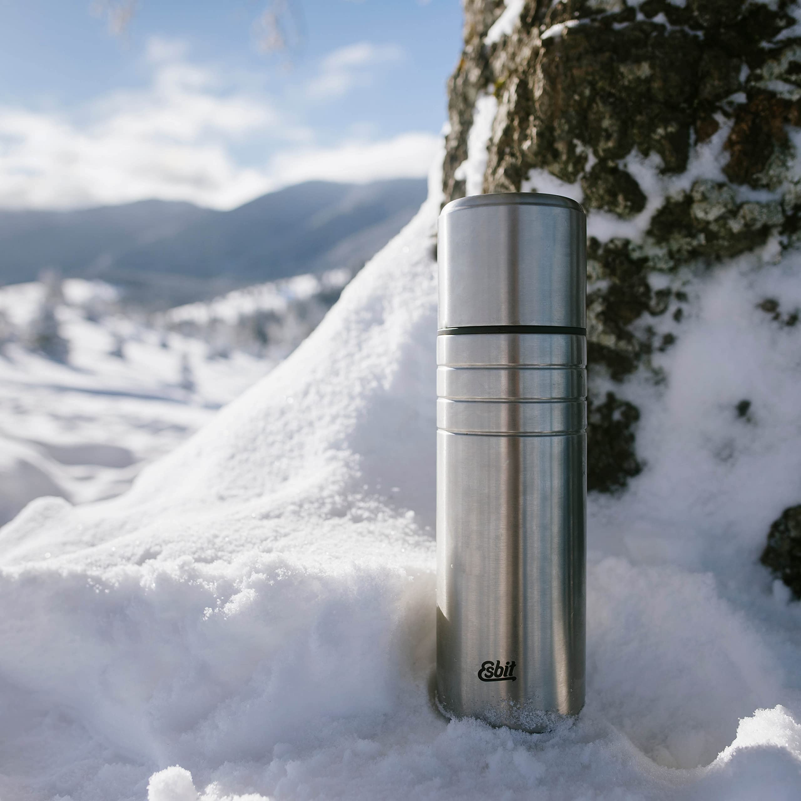Esbit Majoris BPA-free stainless steel keeps beverages safe.