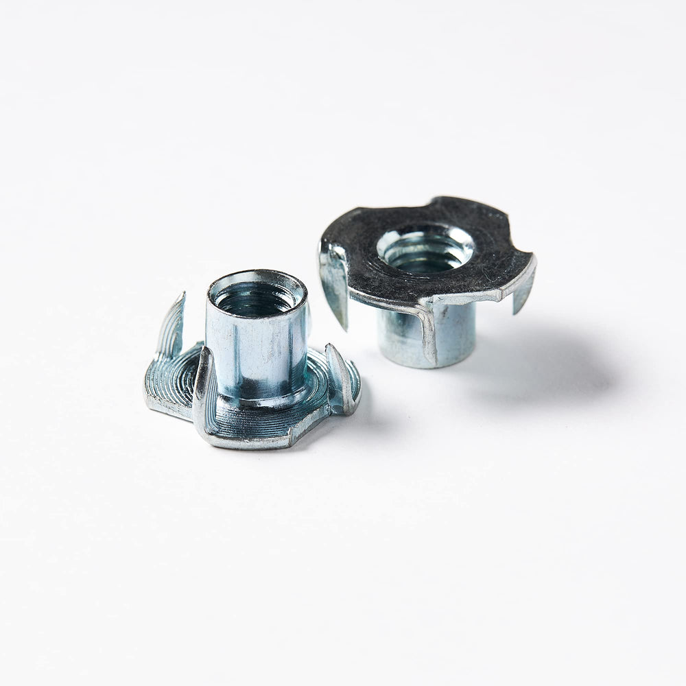 Escape Climbing 50 T-Nuts pack close-up showing durable zinc-plated hardware