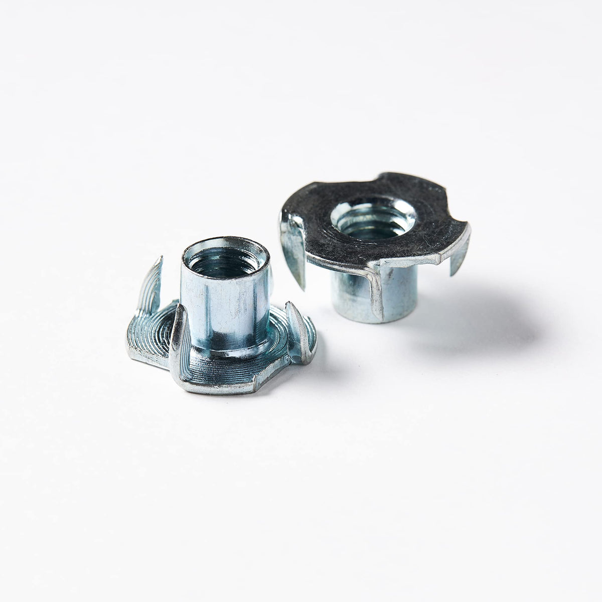 Escape Climbing 50 T-Nuts pack close-up showing durable zinc-plated hardware