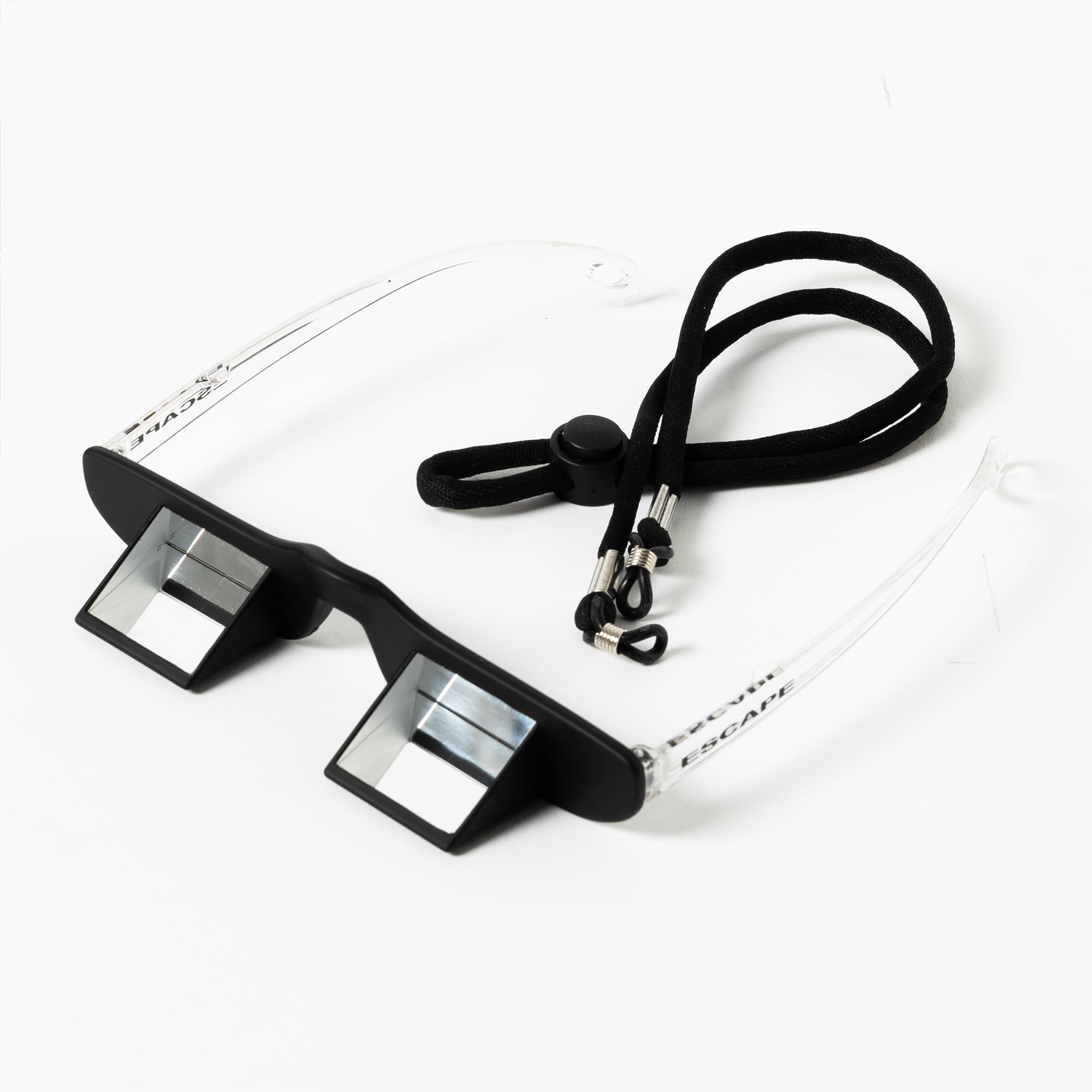 Escape Climbing belay glasses with crystal view for quick belayer checks.