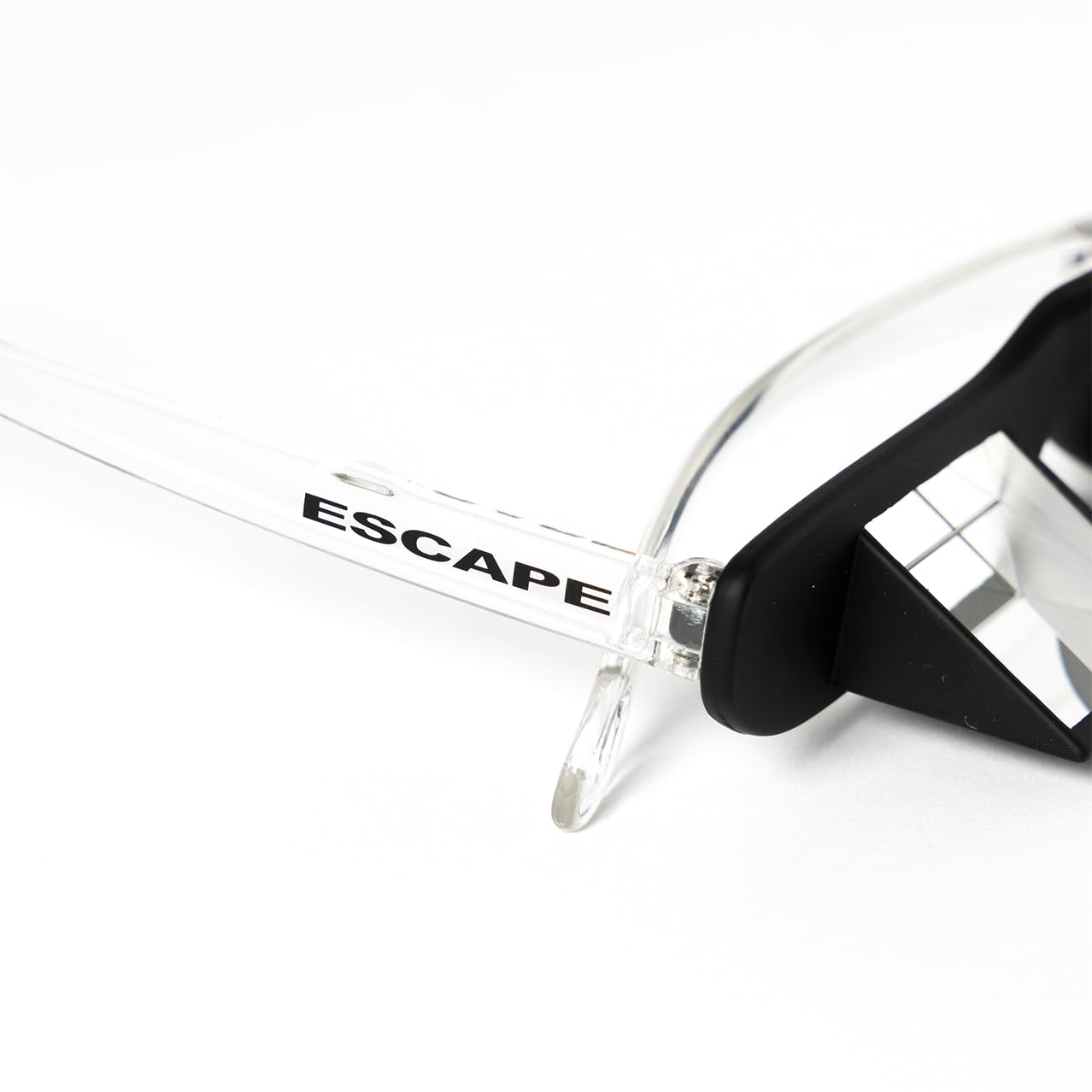 Escape Climbing belay glasses built with durable polycarbonate frames for rugged use.