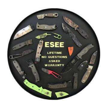 ESEE Junglas VG-E Kydex sheath with Cordura backing for secure carry