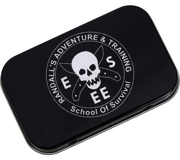 Small signal mirror for signaling and navigation on hikes