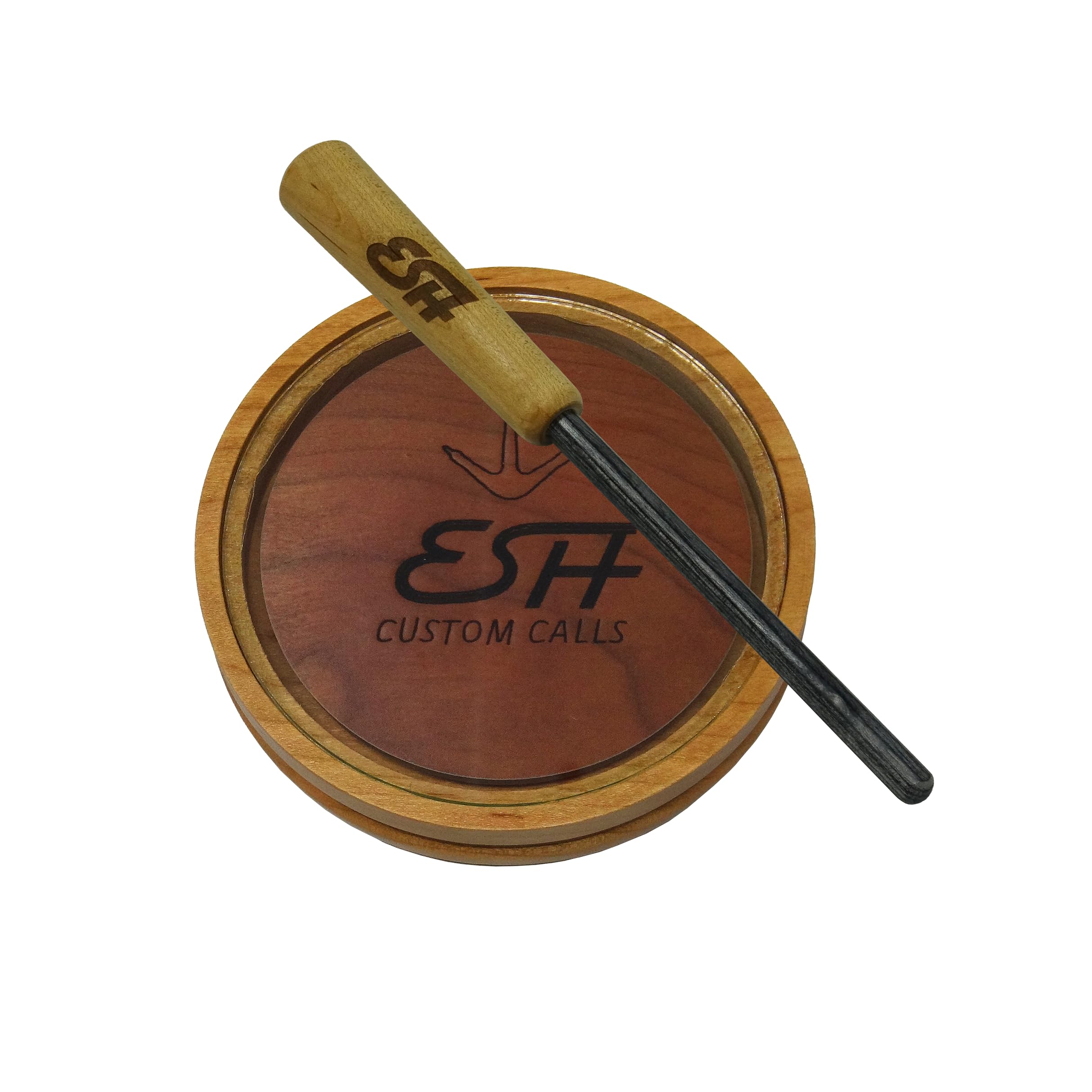 ESH Cherry Glass Pot Turkey Call front view shows durable field-ready design