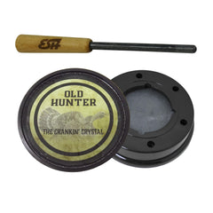 ESH Crankin’ Crystal glass front view shows sharp hen yelps for realistic calls