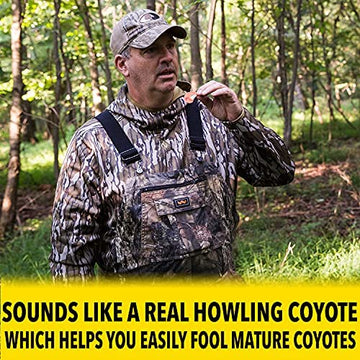 ESH Custom Calls Coyote Howler triple reed close-up delivering clear long-range tones.