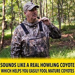 ESH Custom Calls Coyote Howler triple reed close-up delivering clear long-range tones.