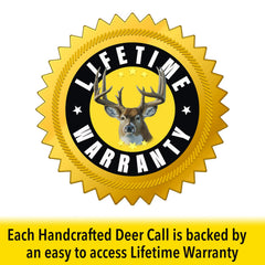 ESH Grunt Tube in field use shows lightweight, portable deer call for on the move.