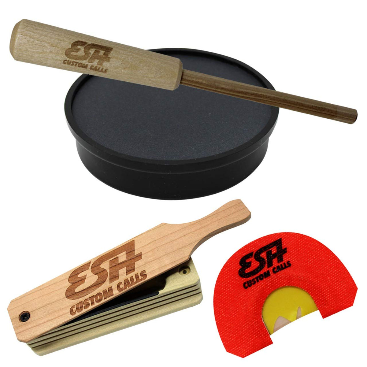 ESH Turkey Call Kit all-weather box call in hardwood for realistic turkey tones