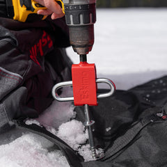 Close-up of the durable fully-welded steel construction of the Anchor Install Adapter