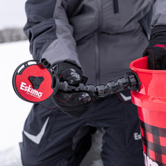 Eskimo E-Hub bucket base straps secure the base on curved surfaces