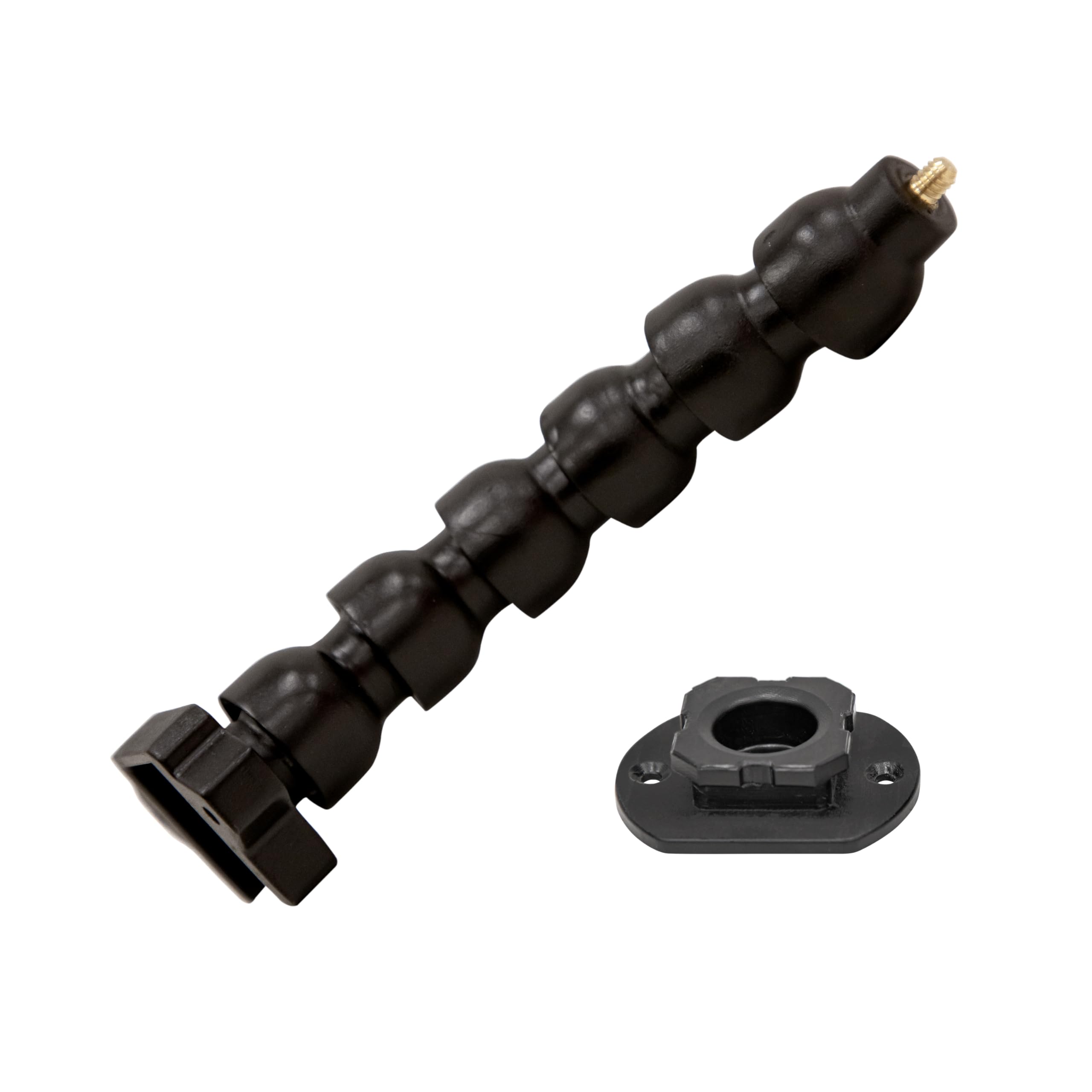Eskimo E-Hub camera mount base securely attaches to shelters for versatile positioning.