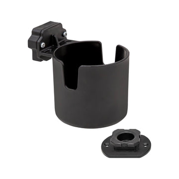 Eskimo E-Hub Cup Holder mounted on a pop-up shelter base