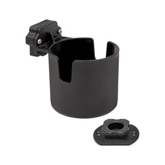 Eskimo E-Hub Cup Holder mounted on a pop-up shelter base
