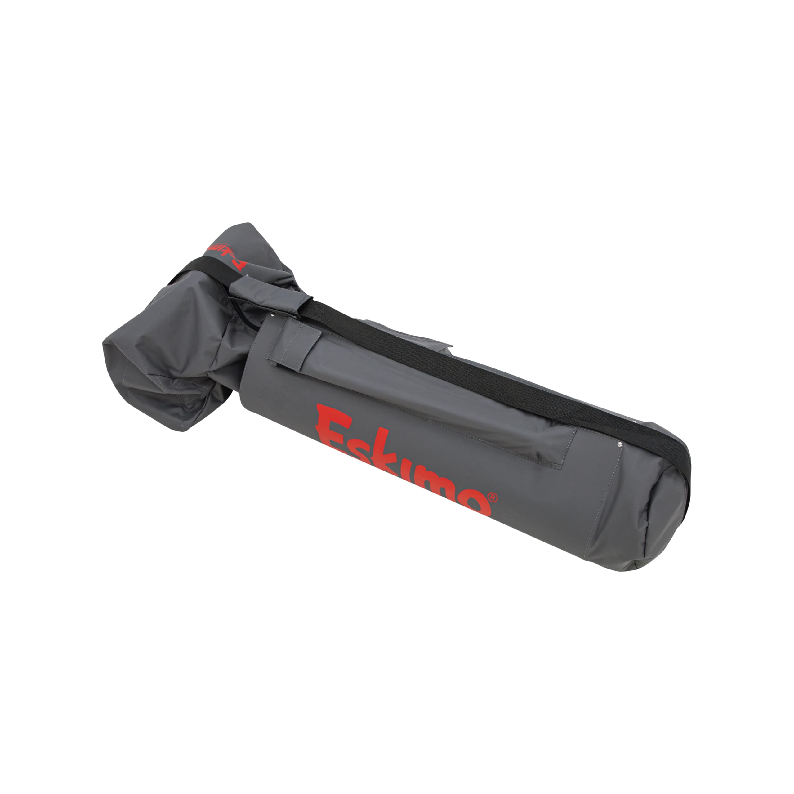 Eskimo Electric Auger Carry Bag exterior durability shields E40 on icy trips.