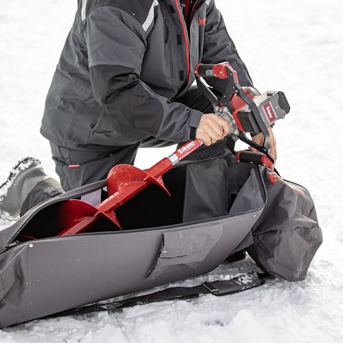 Eskimo Electric Auger Carry Bag reinforced interior shell protects the E40 auger.
