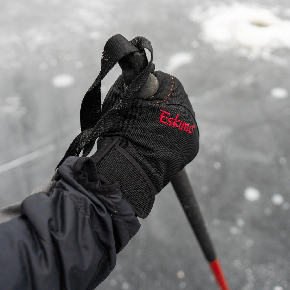 Eskimo Hole Hopper Glove reinforced with faux suede for durability.