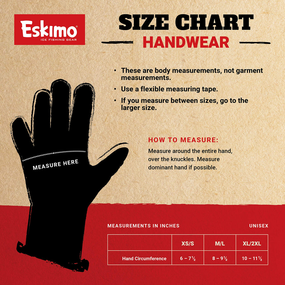 Eskimo Lockout Flex Glove ideal for winter ice activities and longer sessions.