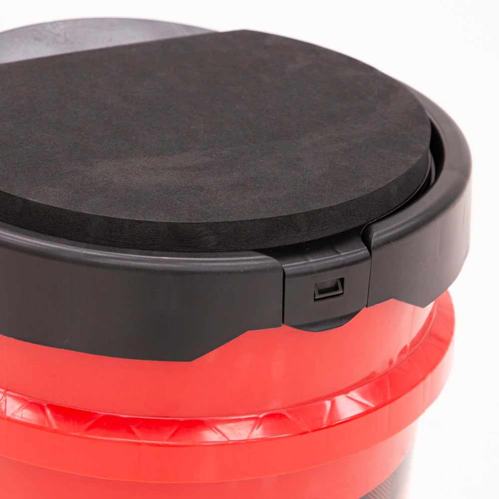 Multiple gear storage areas under Eskimo SeatStash lid for small tools